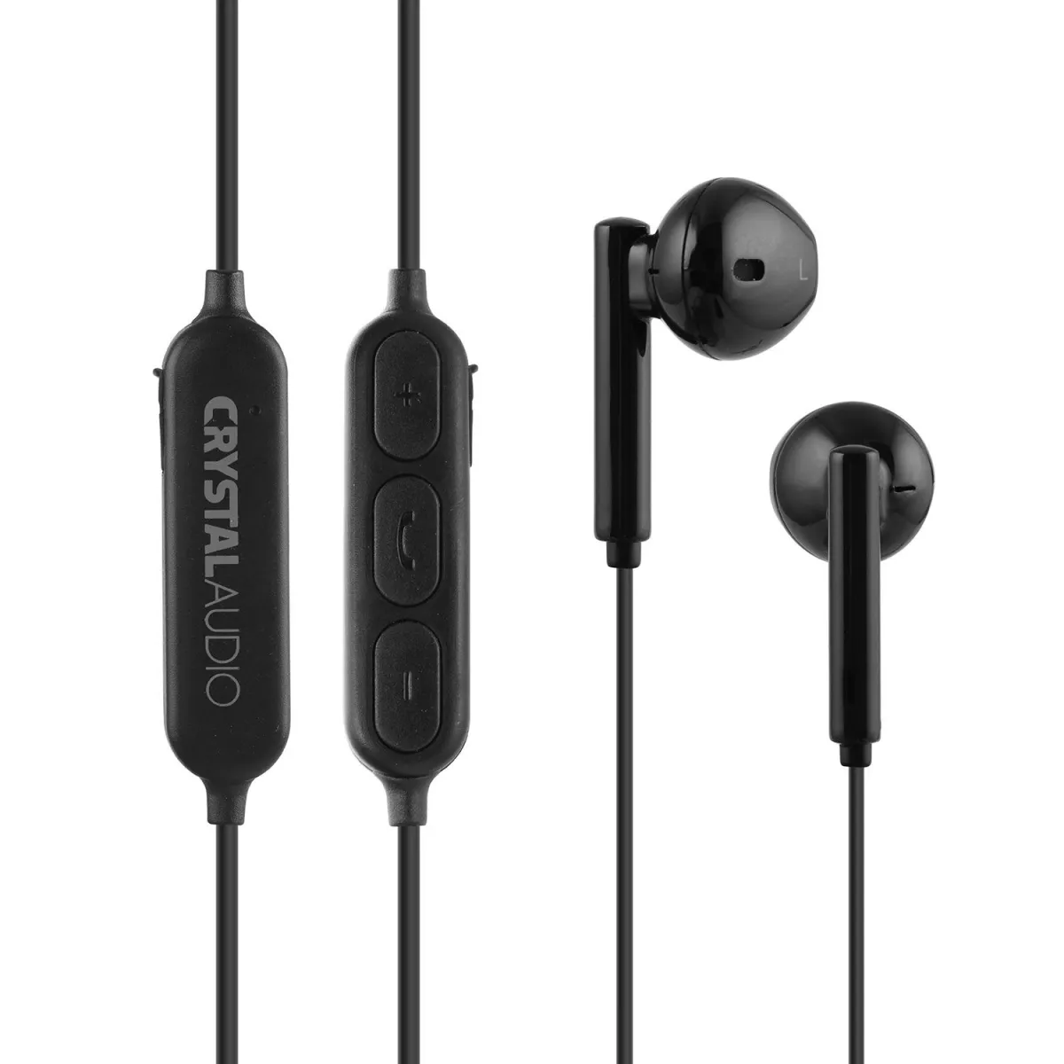 Crystal Audio Bluetooth Neckband BIE-02 Μαύρο