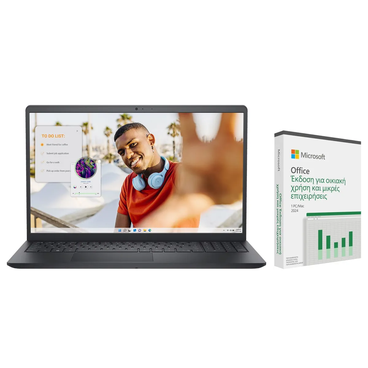 Dell Inspiron 3530 + Office Home & Business 2024 Laptop 15.6" WVA (Core i5 1334U/16 GB/512 GB/Iris Xe Graphics/