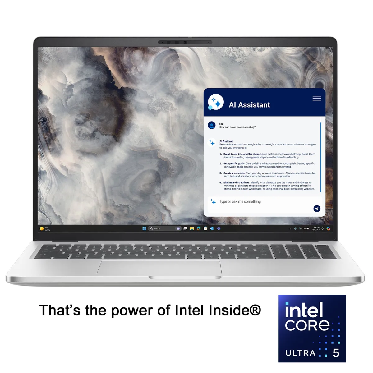 Dell Pro 16 Plus Laptop 16" IPS (Intel Core Ultra 5 236V/16 GB/512 GB/Intel Arc Graphics/Windows 11 Pro)