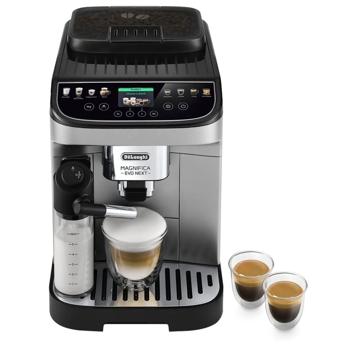Delonghi Καφετιέρα Espresso Αυτόματη ECAM310.80.SB Magnifica Evo Milk