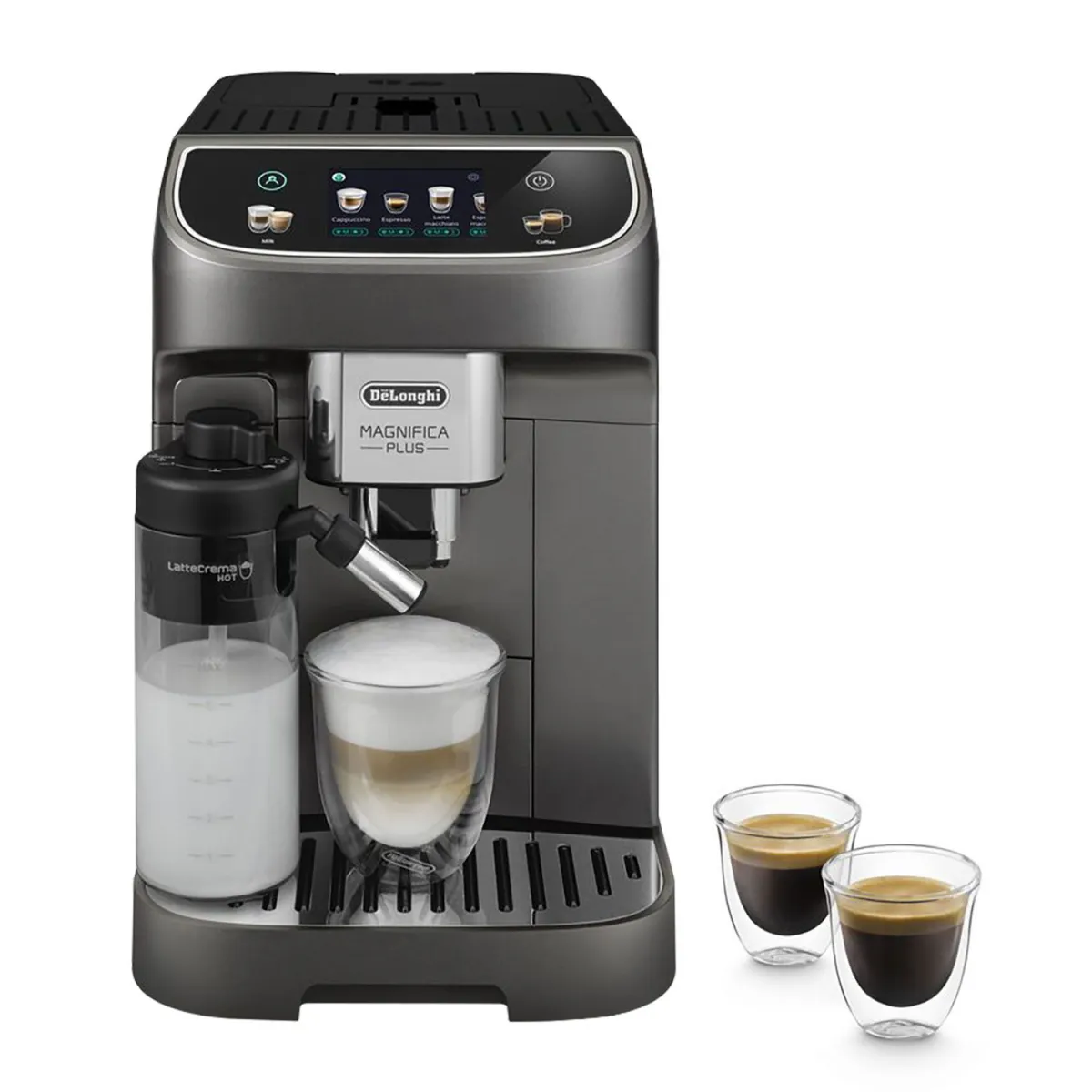 Delonghi Καφετιέρα Espresso Αυτόματη ECAM320.70.TB Magnifica Plus Titanium Black