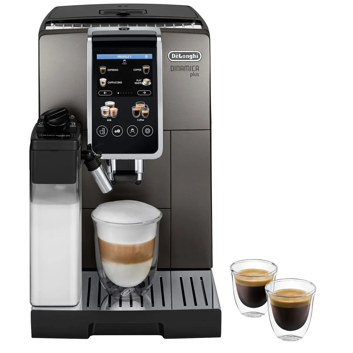 Delonghi Καφετιέρα Espresso Αυτόματη ECAM380.95.TB Dinamica Plus