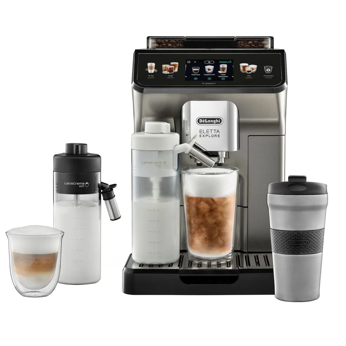 Delonghi Καφετιέρα Espresso Αυτόματη ECAM450.86.T Eletta Explore