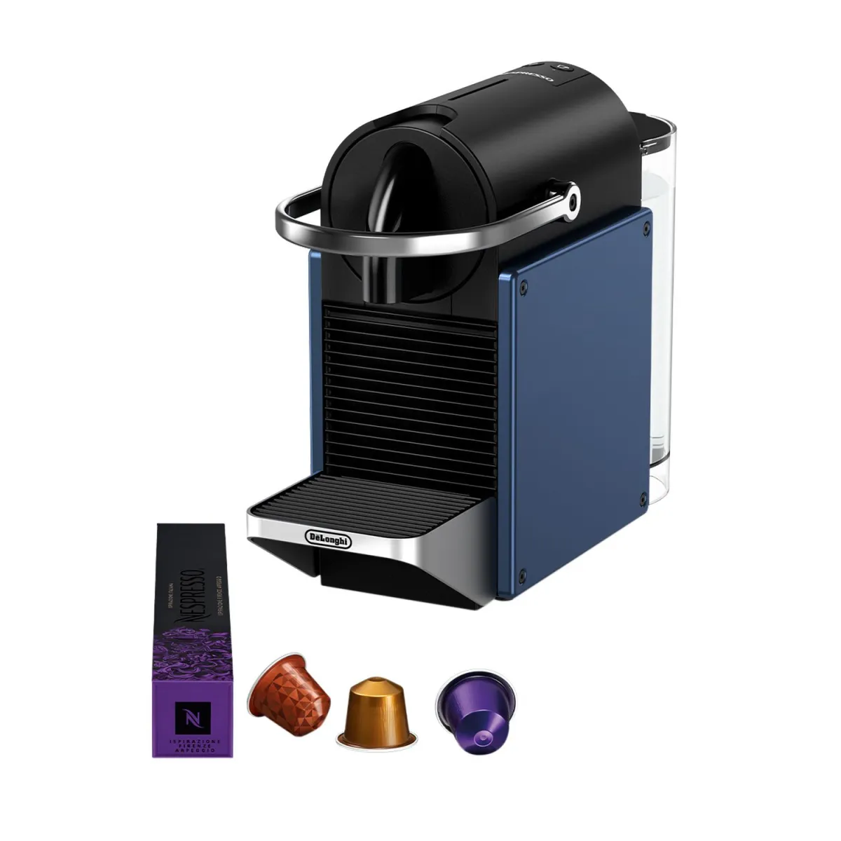 Delonghi Καφετιέρα Espresso Με κάψουλα EN127.BL Nespresso Original Pixie Dark Blue