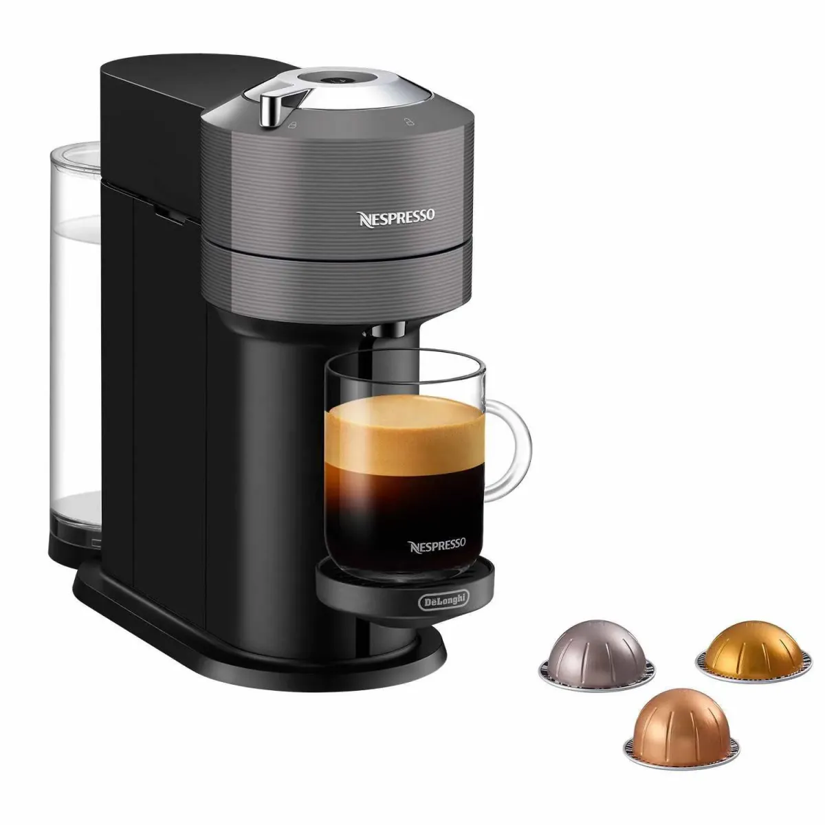 Delonghi Καφετιέρα Espresso Με κάψουλα ENV120.GY Vertuo Next Dark Grey