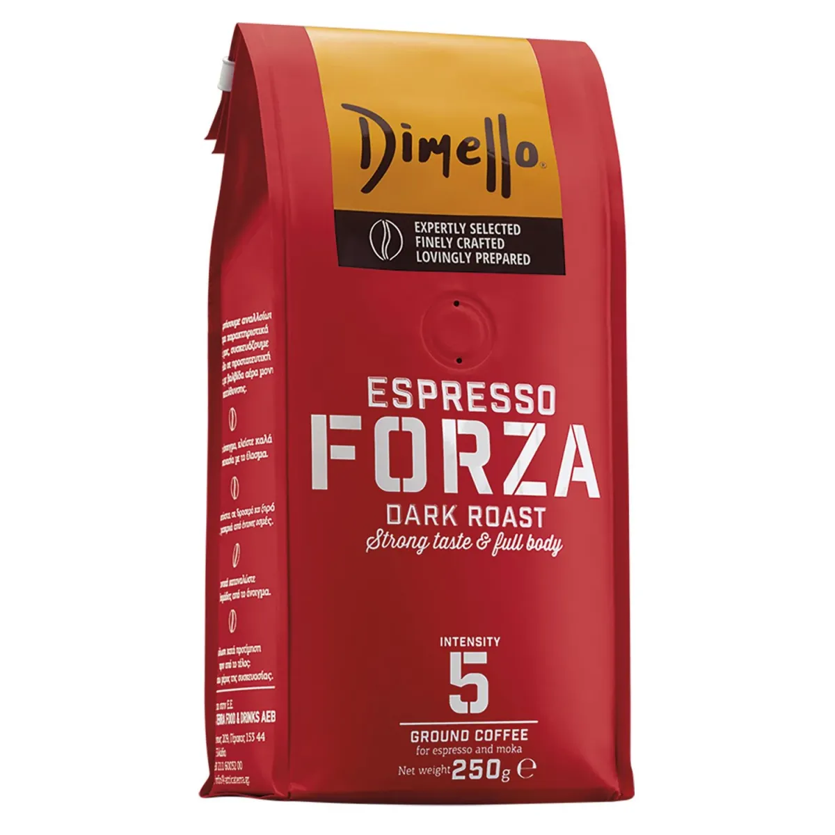 Dimello Καφές Αλεσμένος Espresso Forza 250gr