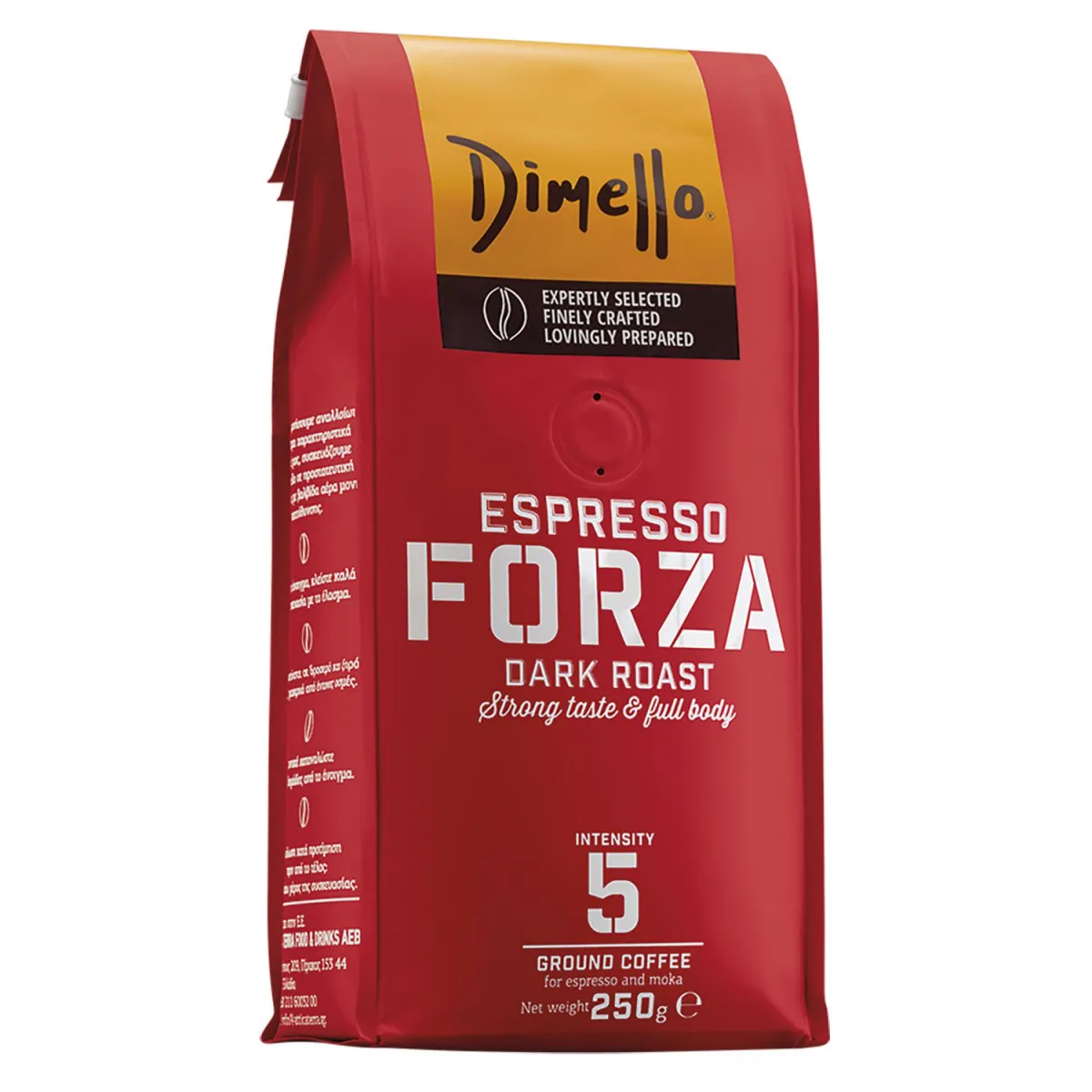 Dimello Καφές Αλεσμένος Espresso Forza 250gr