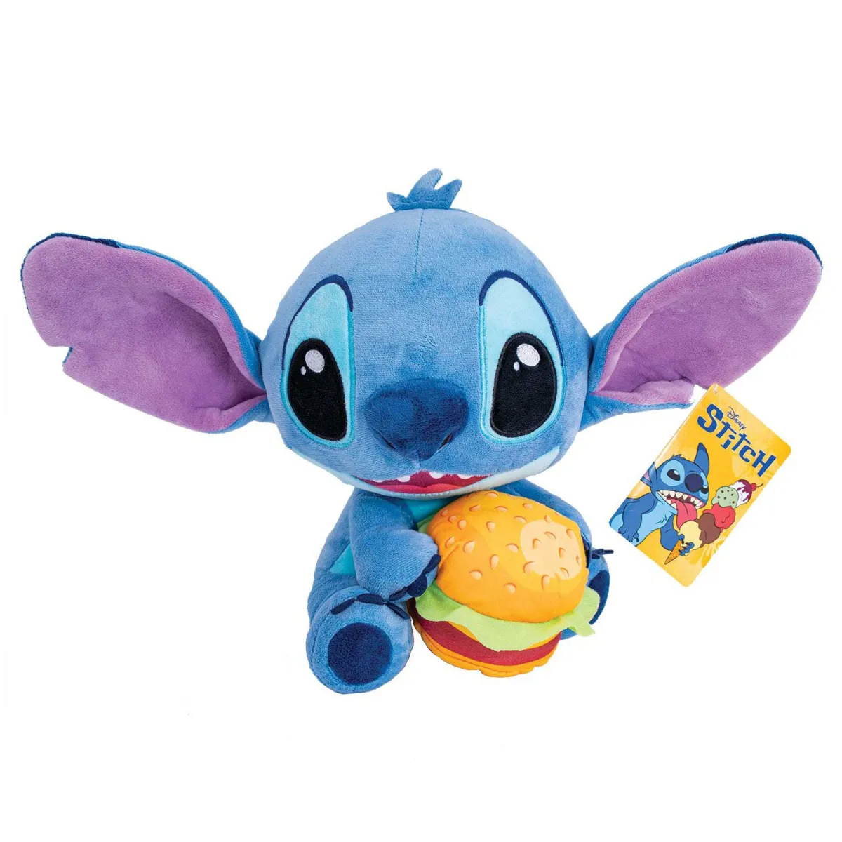 Λούτρινο Disney Stitch με Burger 25εκ