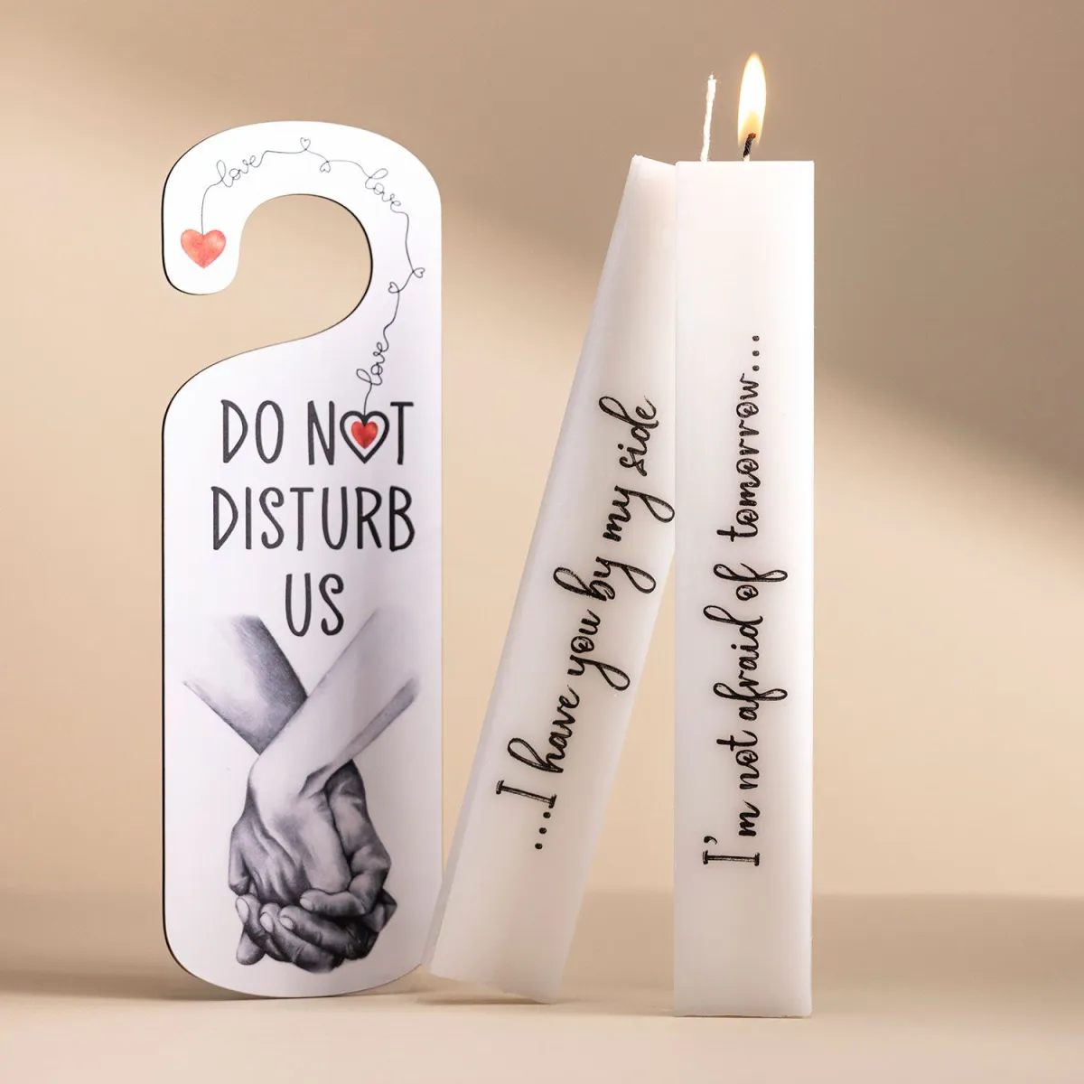 Διπλή Λαμπάδα Do Not Disturbus