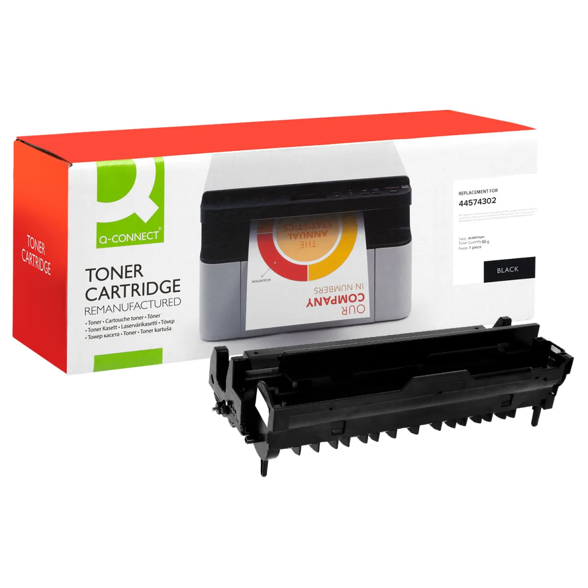 Drum Q-Connect B411/B431 / 44574302 Black