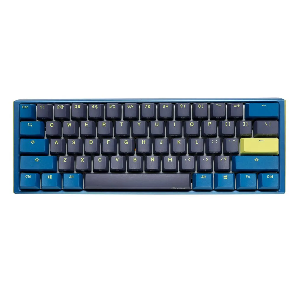 Ducky Πληκτρολόγιο Mini 60% RGB Cherry Blue One 3 Daybreak Ενσύρματο