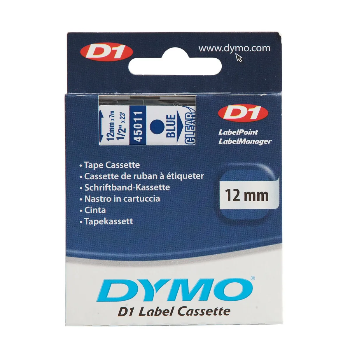 Dymo Κασέτα Ετικετογράφου 12mmX7m LM100