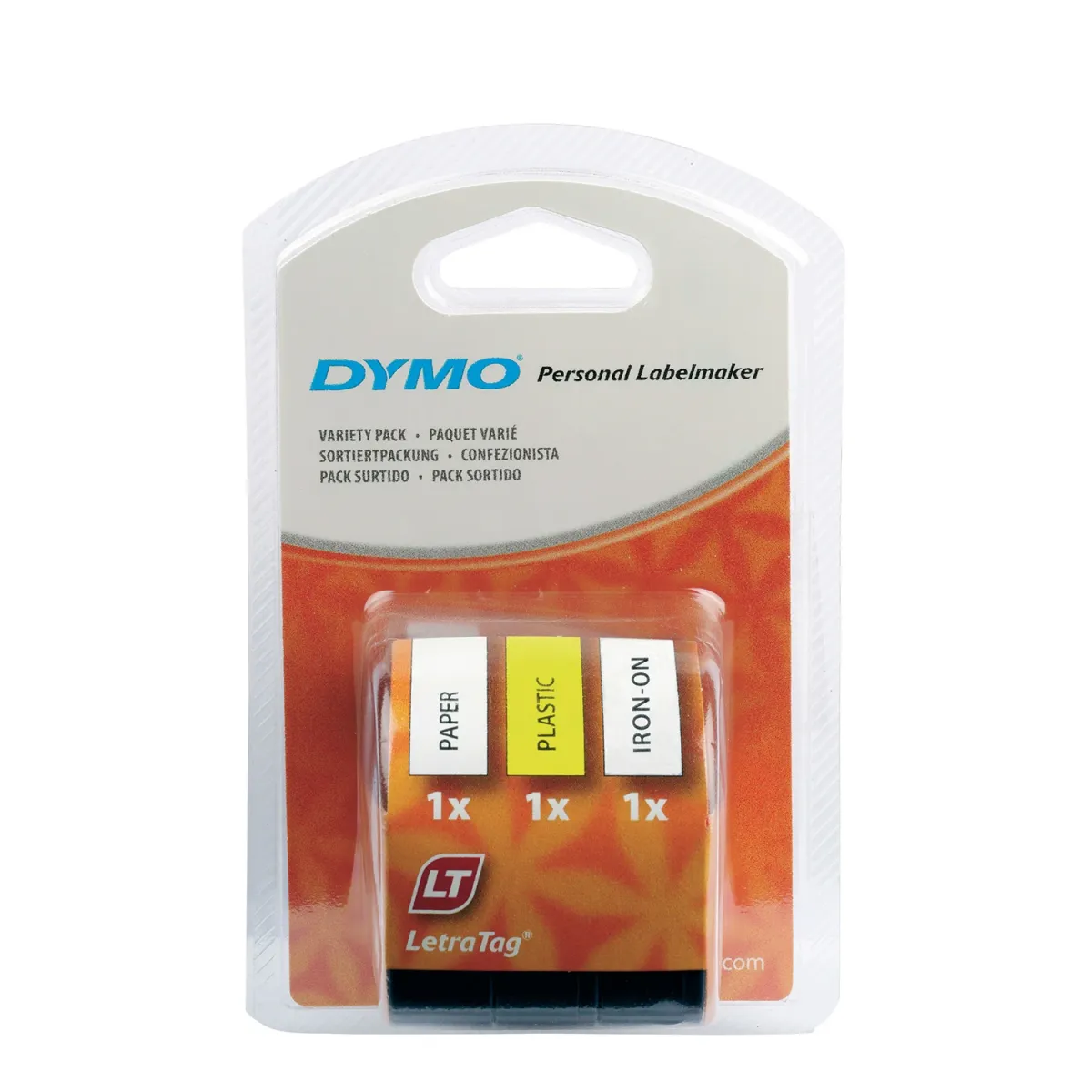 Dymo Κασέτες Ετικετογράφου LetraTag 12mmΧ4m 3τεμ.