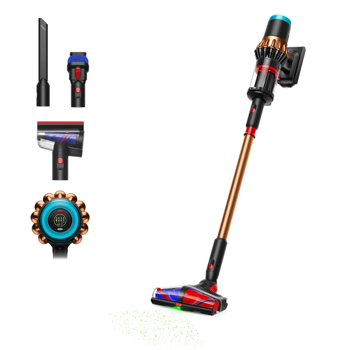 Dyson Σκούπα Stick Επαναφ/μενη V16 Piston Animal Brig.Copper