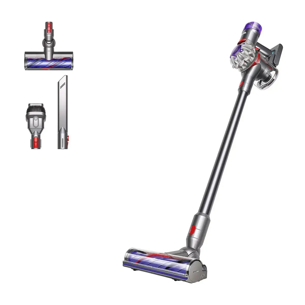 Dyson Σκούπα Stick Επαναφ/μενη V8 Advanced Silver/Nickel
