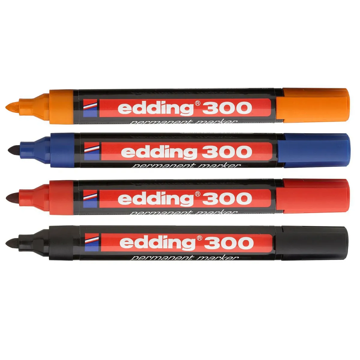 Edding Μαρκαδόρος Ανεξίτηλος με στρογγυλή μύτη 300