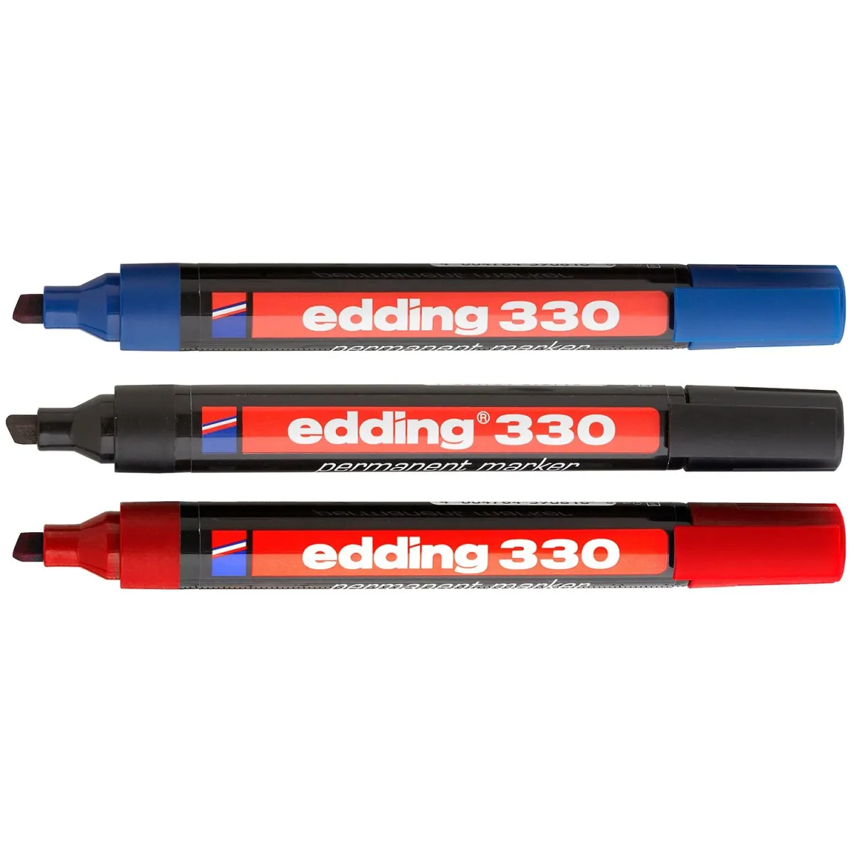 Edding Μαρκαδόρος Ανεξίτηλος με πλακέ μύτη 330