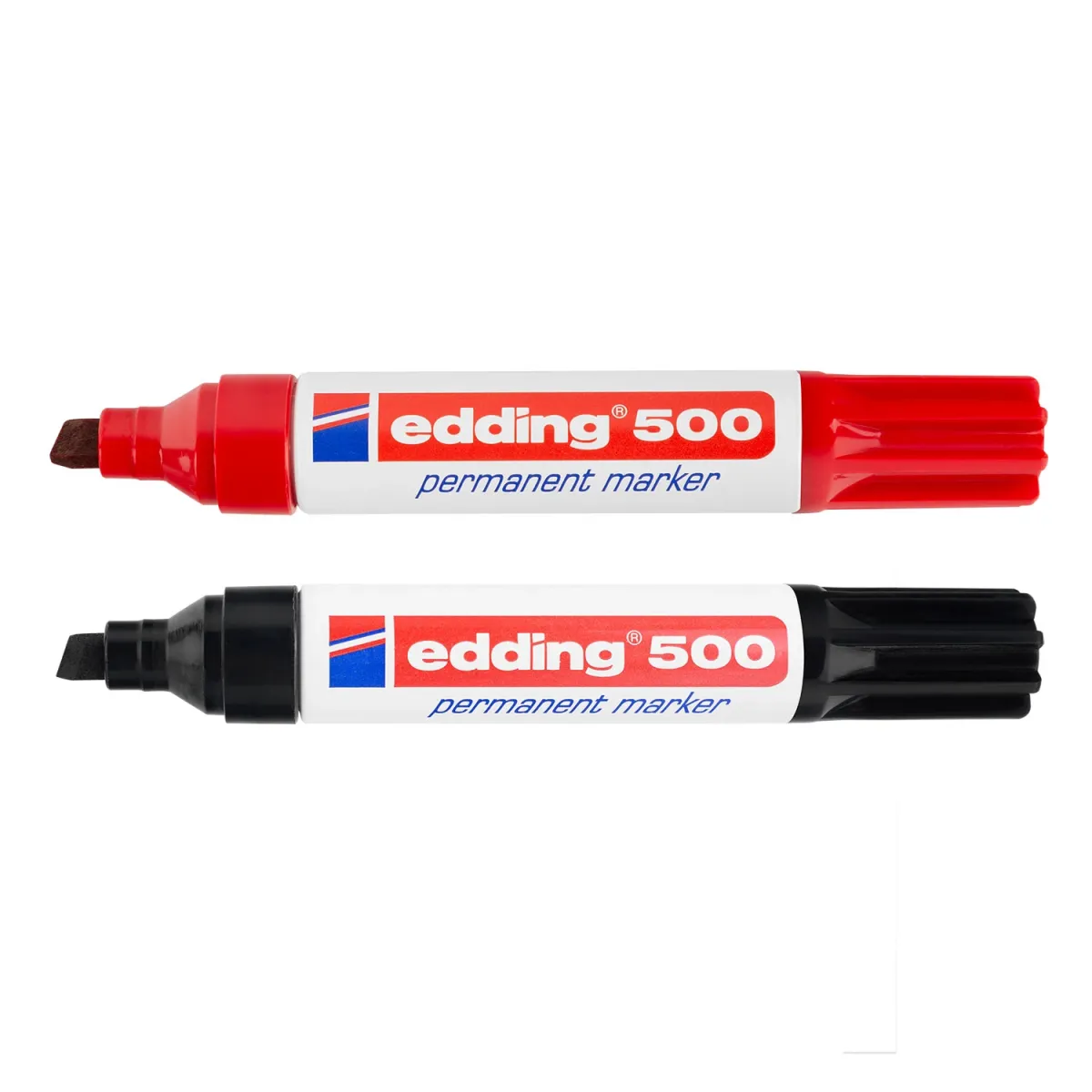 Edding Μαρκαδόρος Ανεξίτηλος με πλακέ μύτη 500