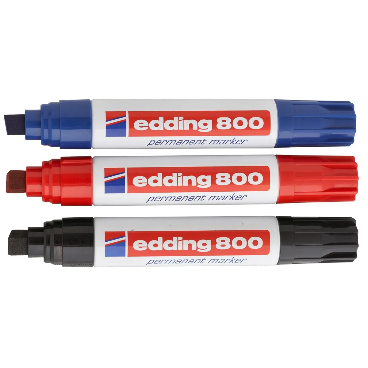 Edding Μαρκαδόρος Ανεξίτηλος με πλακέ μύτη 800