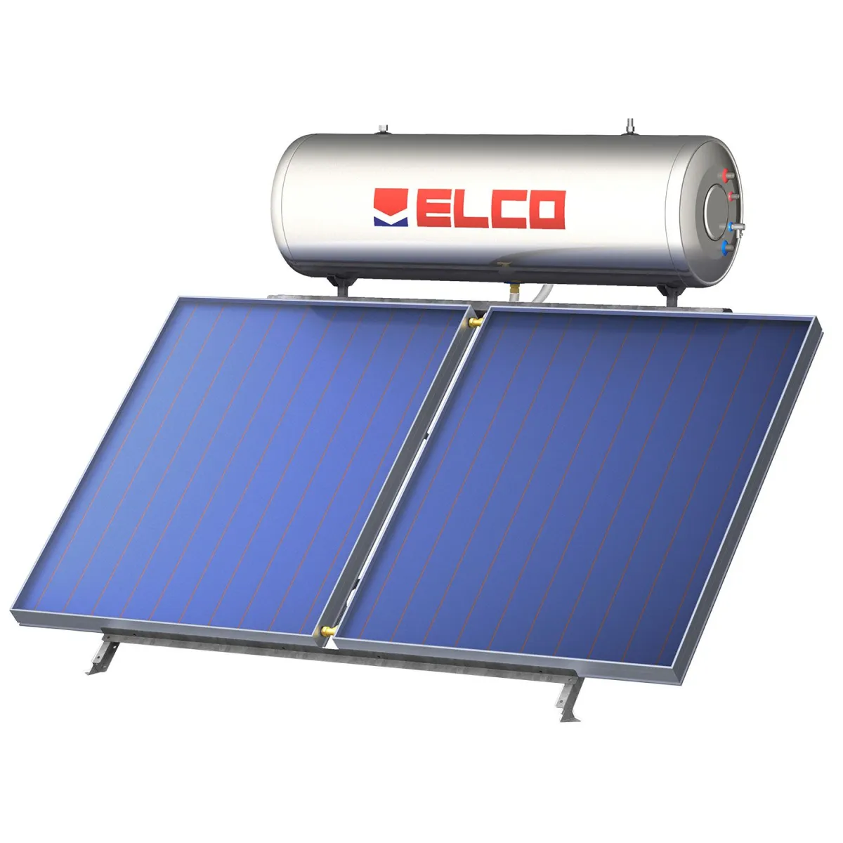 Elco Ηλιακός Θερμοσίφωνας Sol-Tech S2 160L/3.0τμ Τριπλής Ενέργειας Ταράτσας