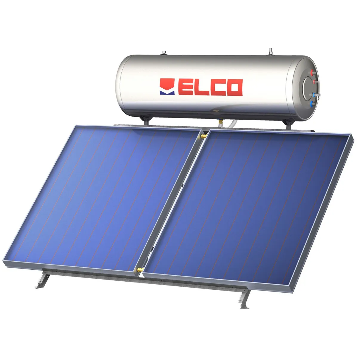 Elco Ηλιακός Θερμοσίφωνας Sol-Tech S2 200L/3.0τμ Τριπλής Ενέργειας Κεραμοσκεπής