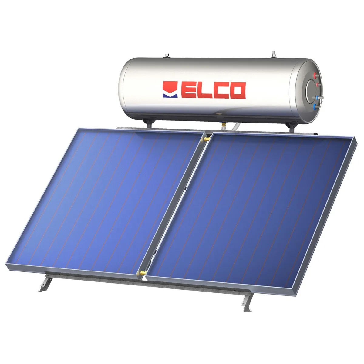 Elco Ηλιακός Θερμοσίφωνας Sol-Tech S2 200L/3.6τμ Διπλής Ενέργειας Κεραμοσκεπής