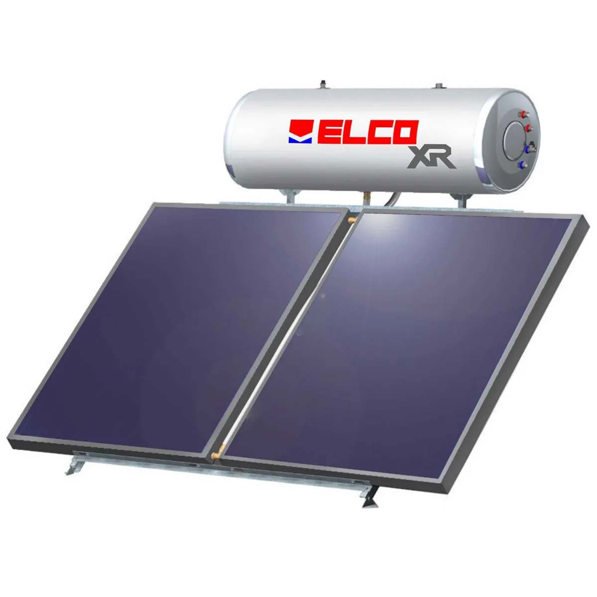 Elco Ηλιακός Θερμοσίφωνας XR 200L/3.0τμ Διπλής Ενέργειας Ταράτσας