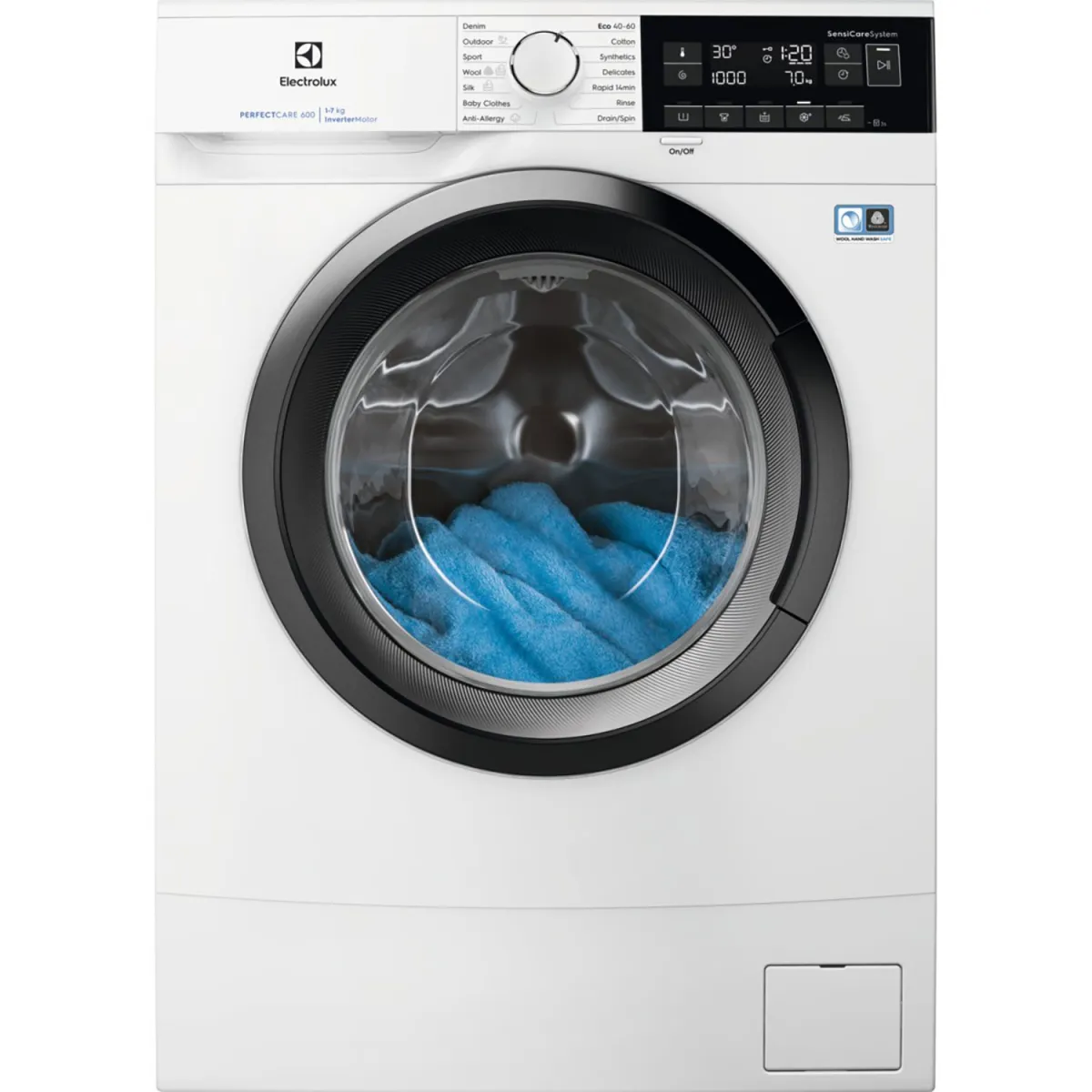 Electrolux EW6SM307S Πλυντήριο Ρούχων 7,00 kg