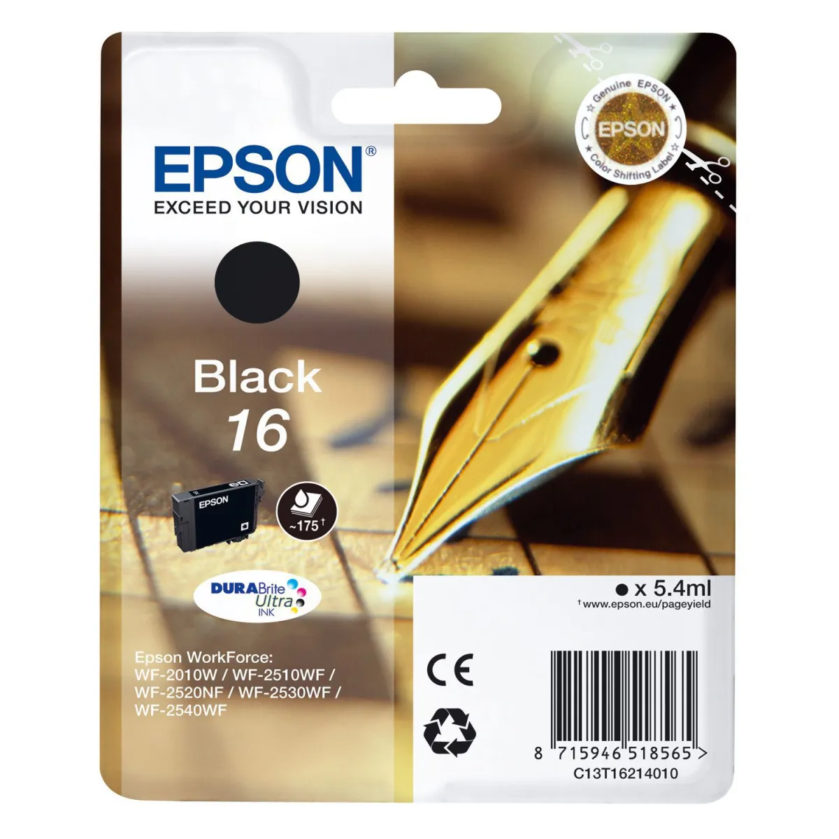 Μελάνι Epson 16 Black