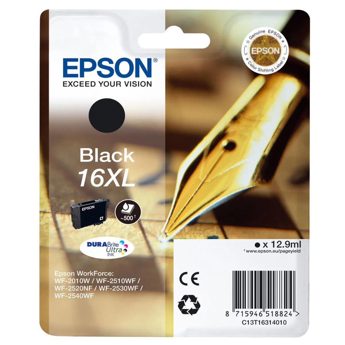 Μελάνι Epson 16XL Black