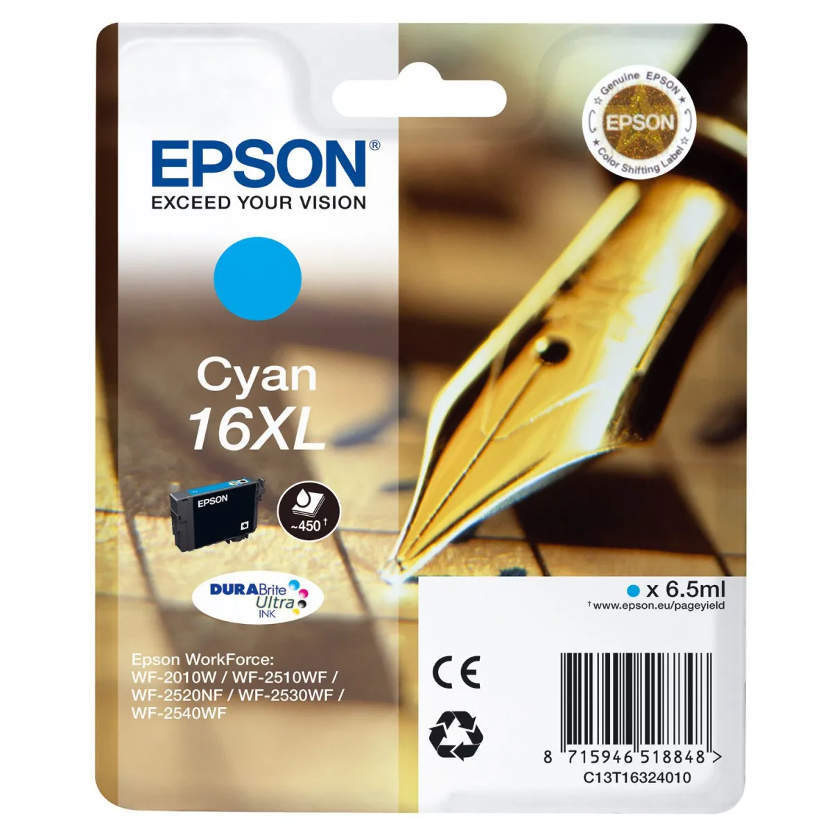 Μελάνι Epson 16XL Cyan