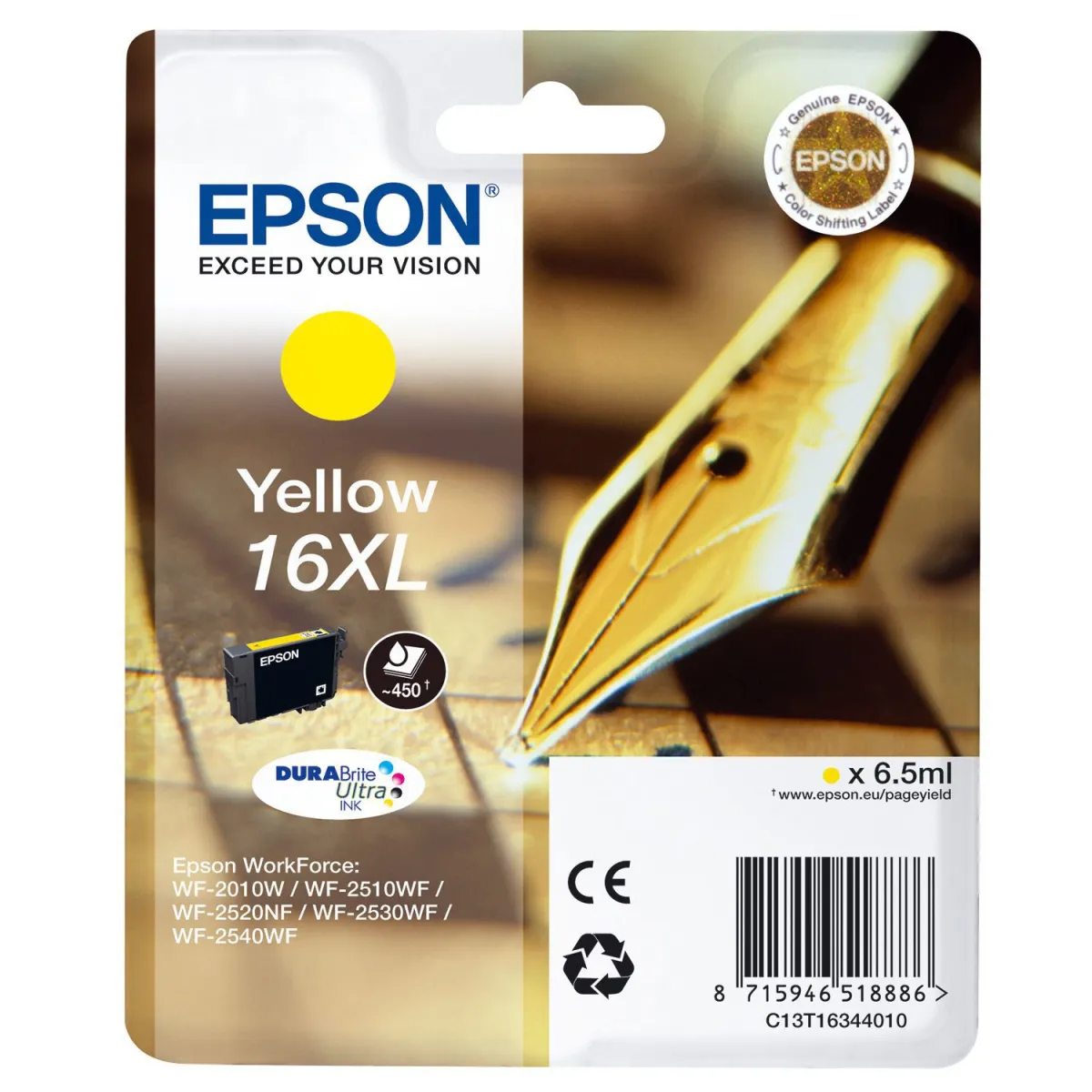 Μελάνι Epson 16XL Yellow