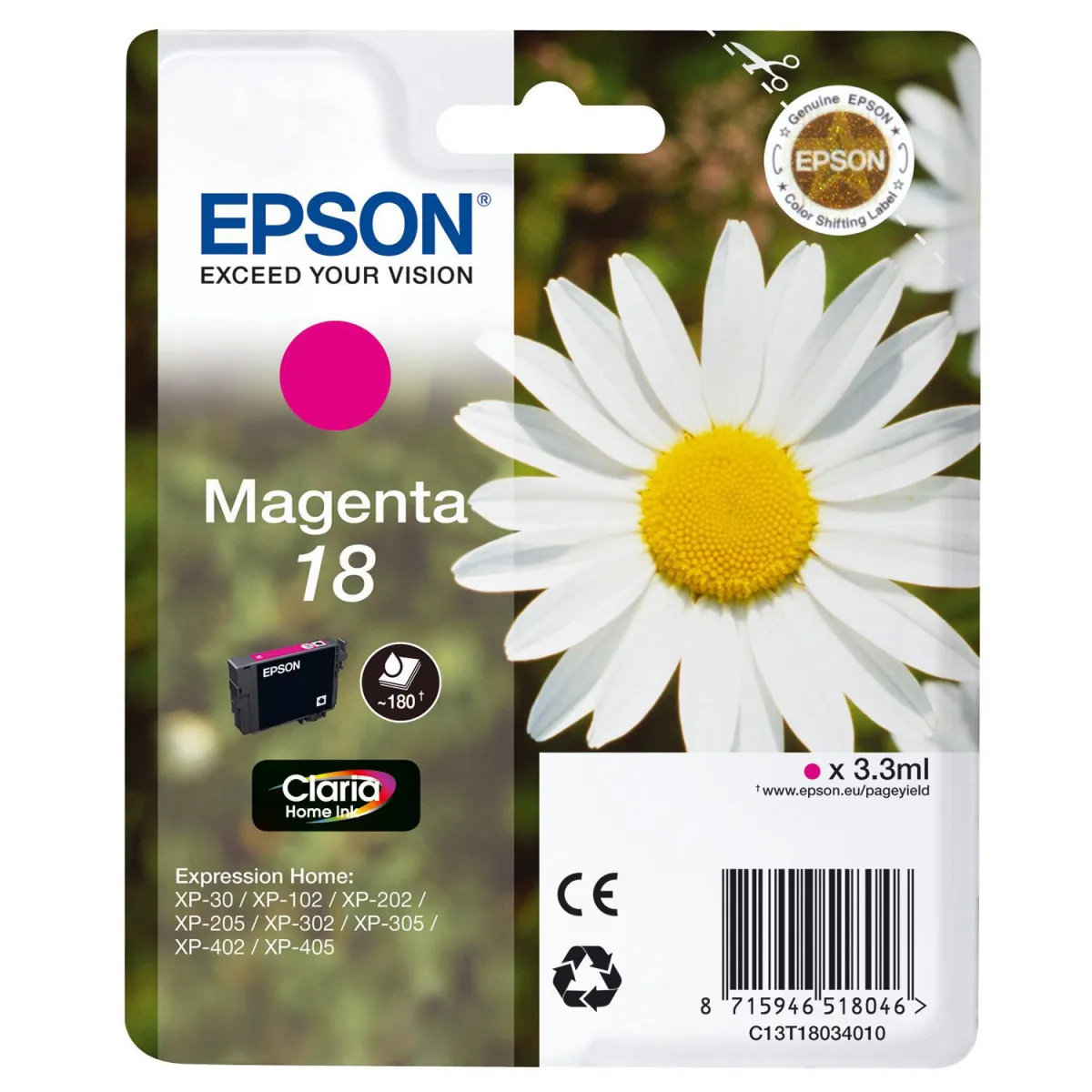 Μελάνι Epson 18 Magenta