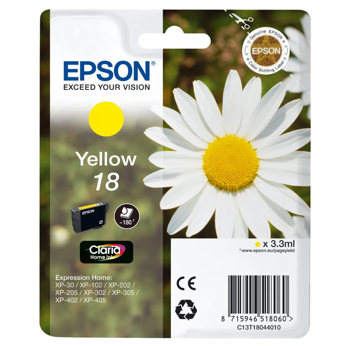 Μελάνι Epson 18 Yellow