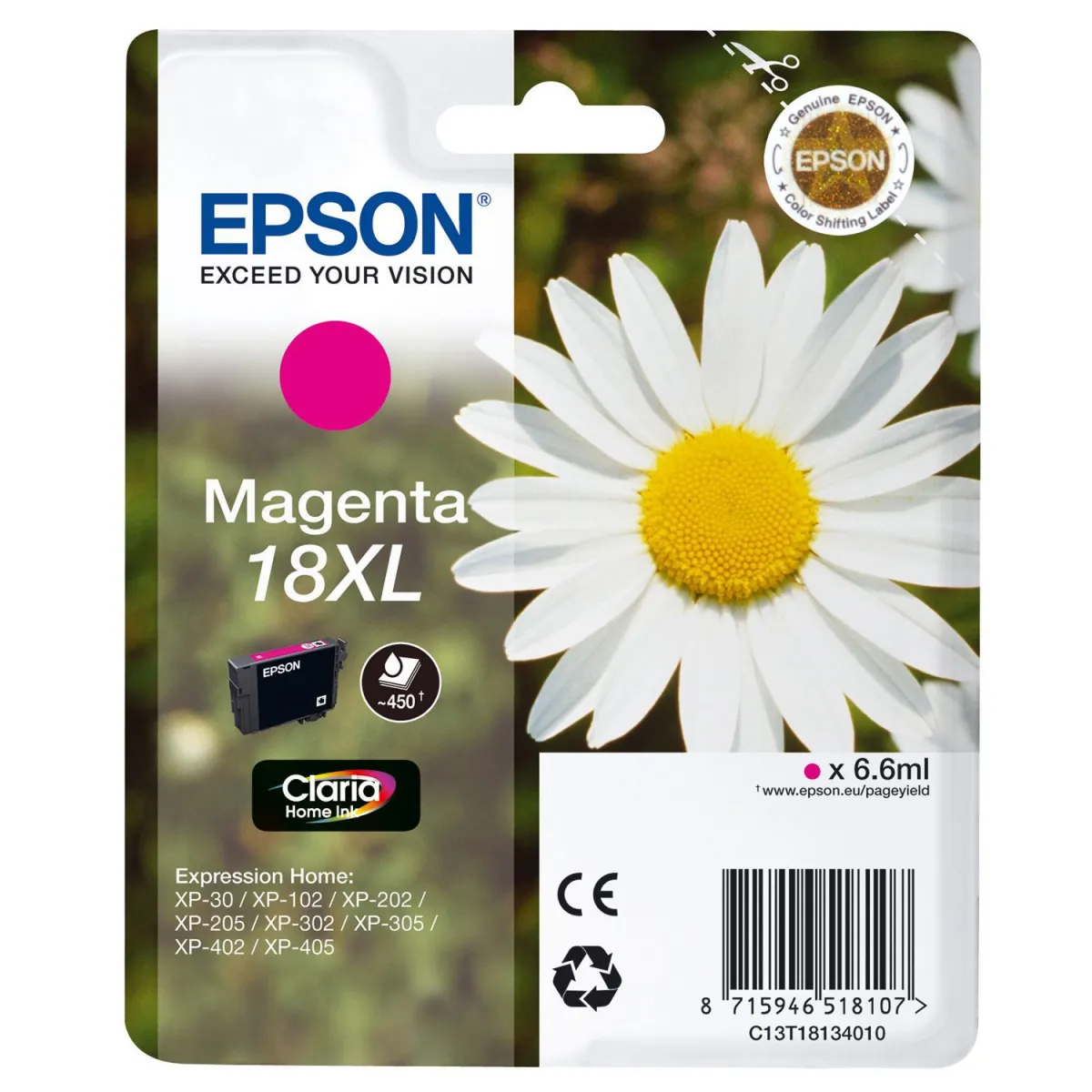Μελάνι Epson 18XL Magenta