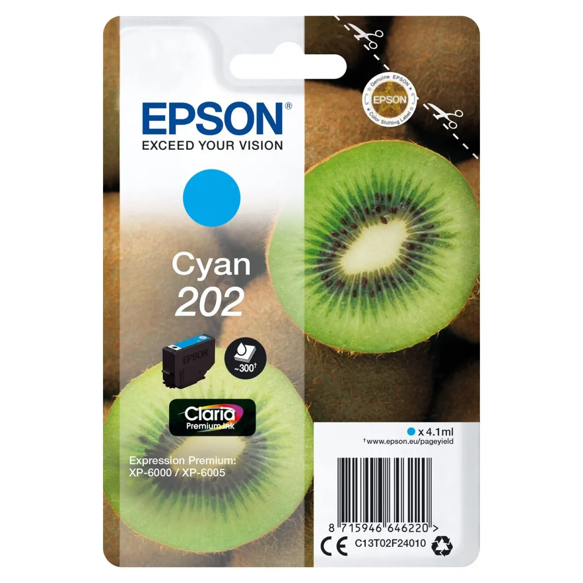 Μελάνι Epson 202 Cyan