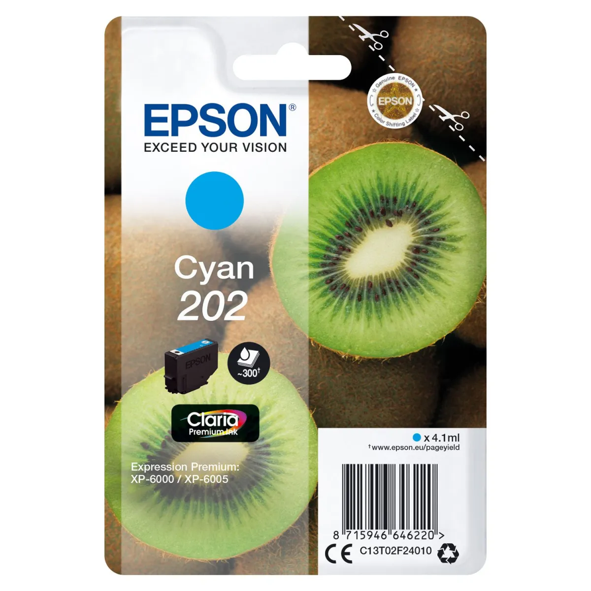 Μελάνι Epson 202 Cyan