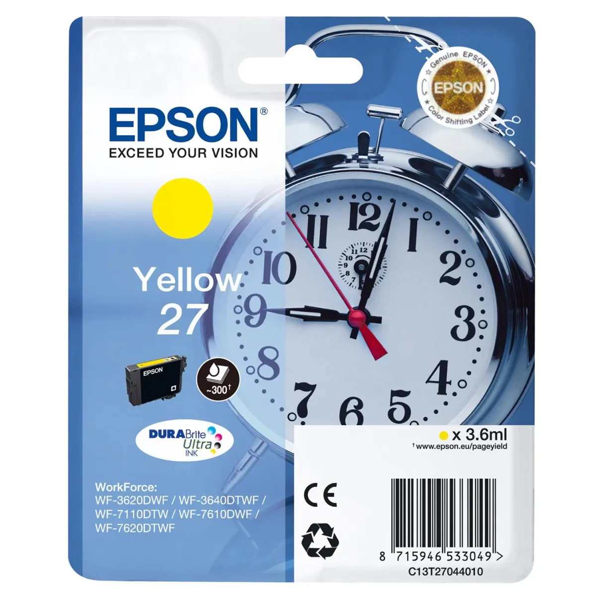 Μελάνι Epson 27 Yellow