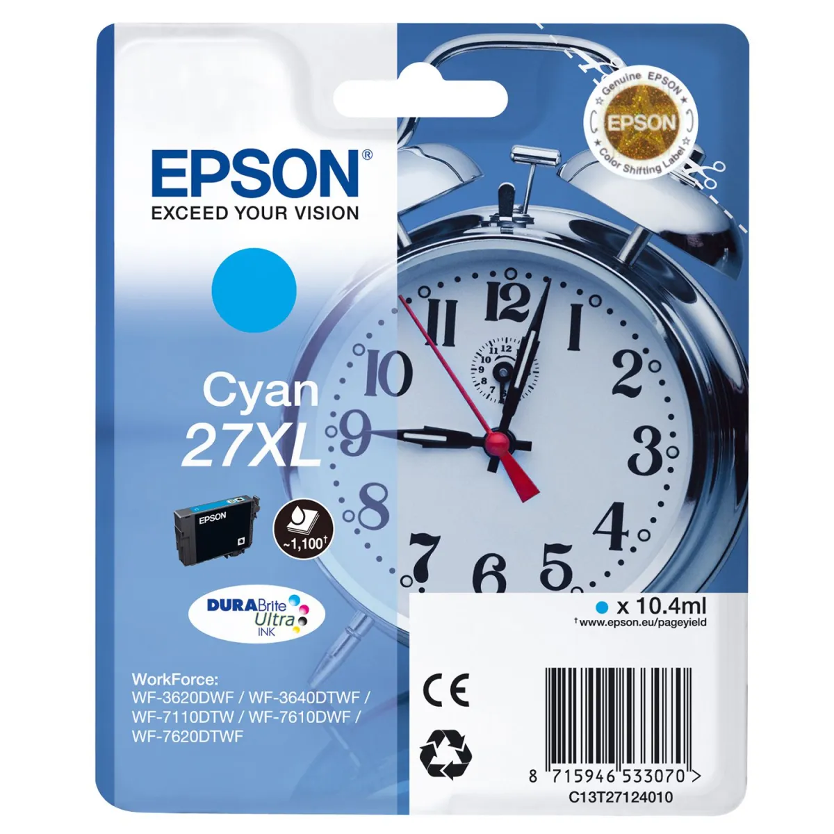 Μελάνι Epson 27XL Cyan