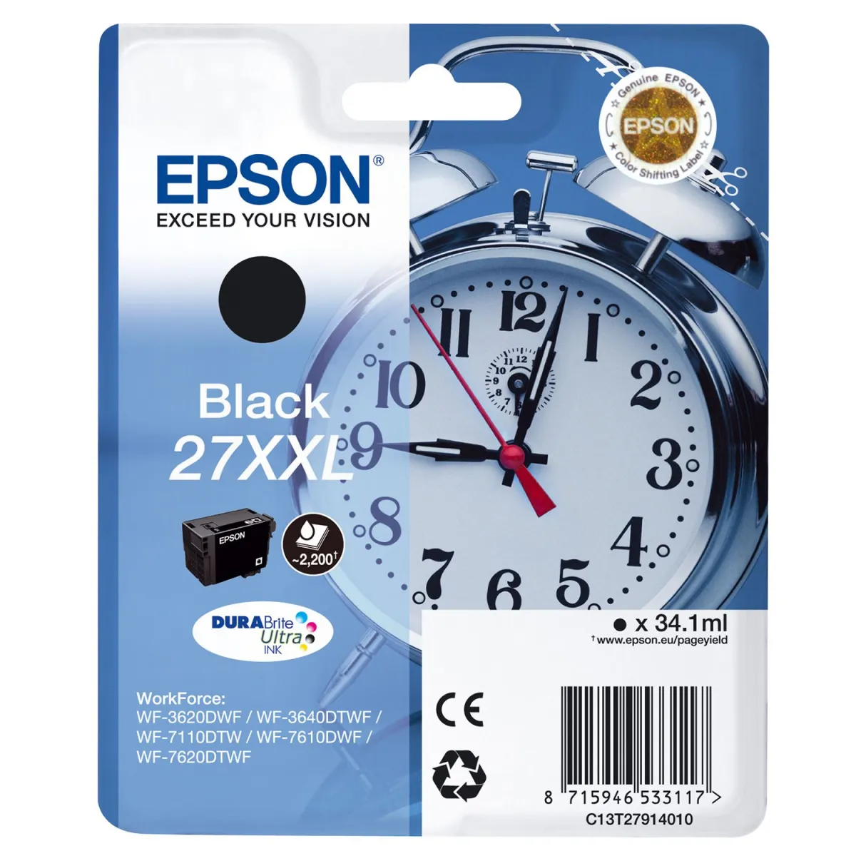 Μελάνι Epson 27XXL Black