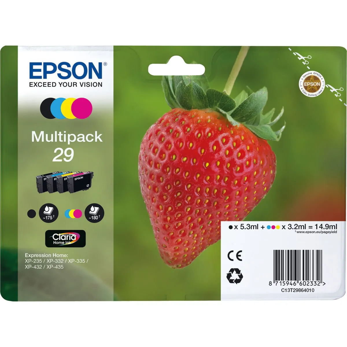 Μελάνι Epson 29 (BK-C-M-Y) Multipack