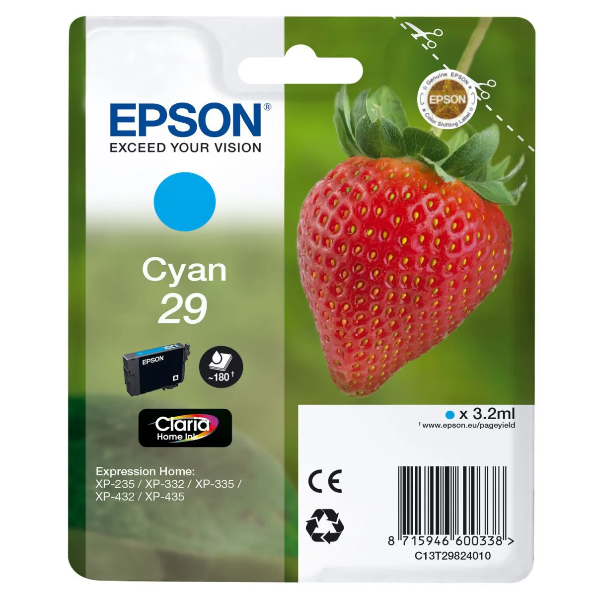 Μελάνι Epson 29 Cyan
