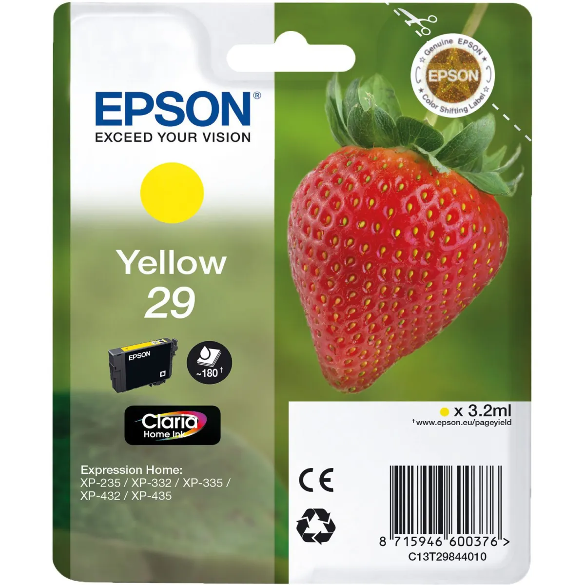 Μελάνι Epson 29 Yellow