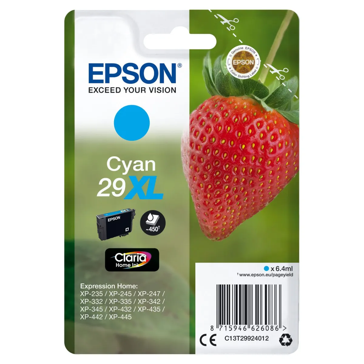 Μελάνι Epson 29XL Cyan
