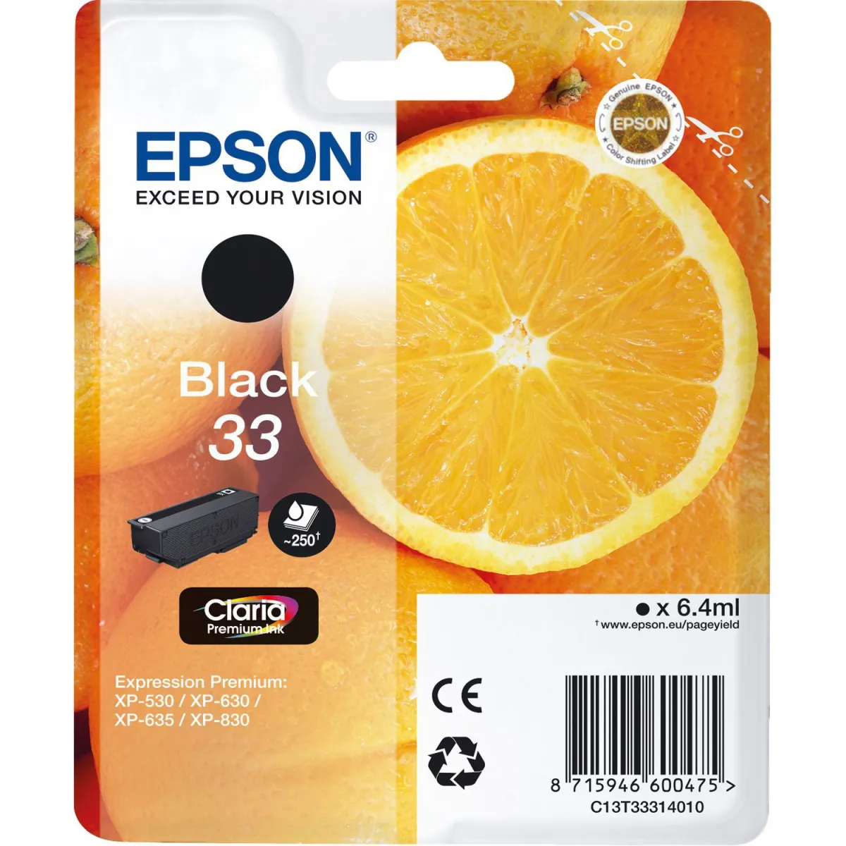 Μελάνι Epson 33 Black
