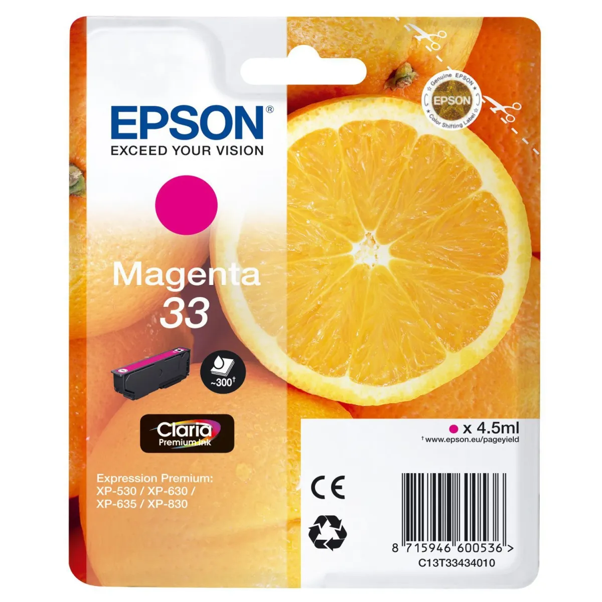 Μελάνι Epson 33 Magenta