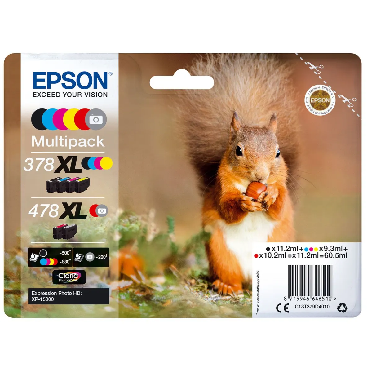 Μελάνι Epson 378XL & 478XL Multipack