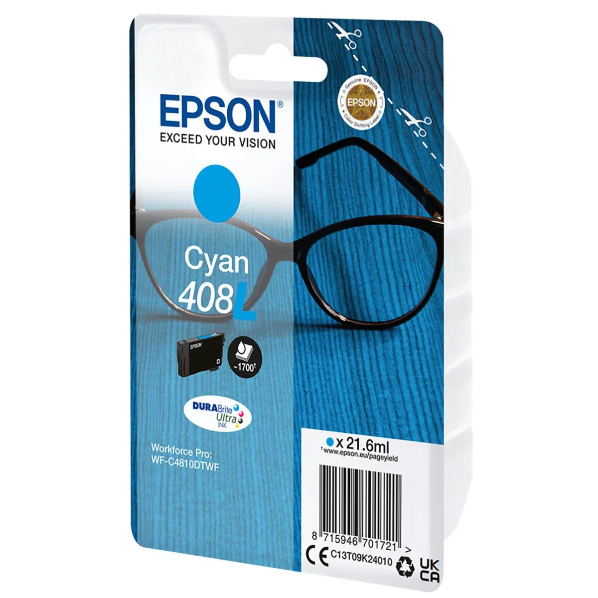 Μελάνι Epson 408L Cyan