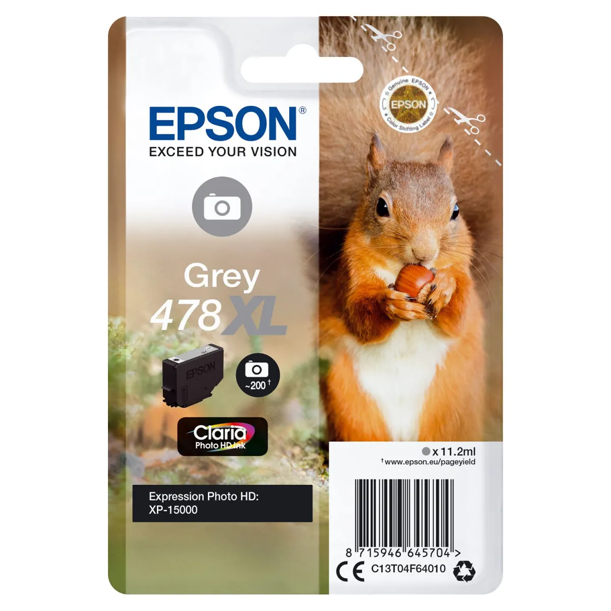 Μελάνι Epson 478XL Grey