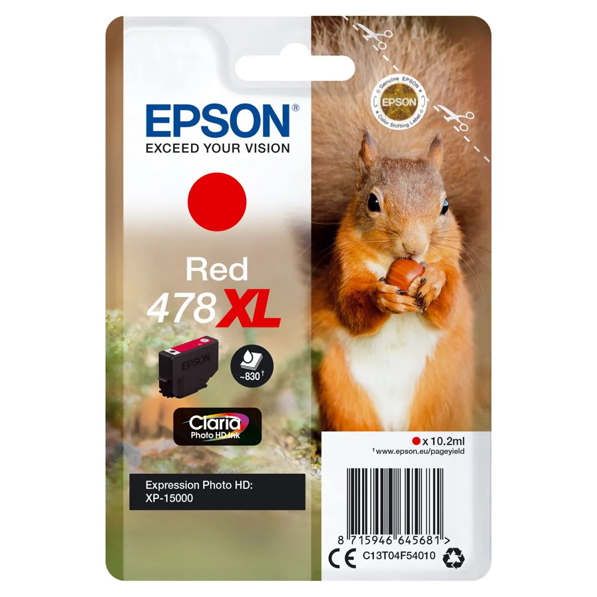 Μελάνι Epson 478XL Red